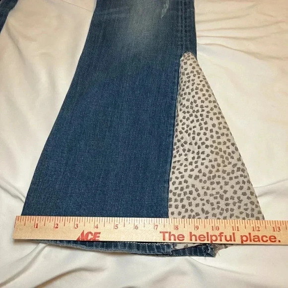 ReRock for Express Size 12 Women’s Flare Jeans Denim Western Festival Concert - Picture 14 of 14